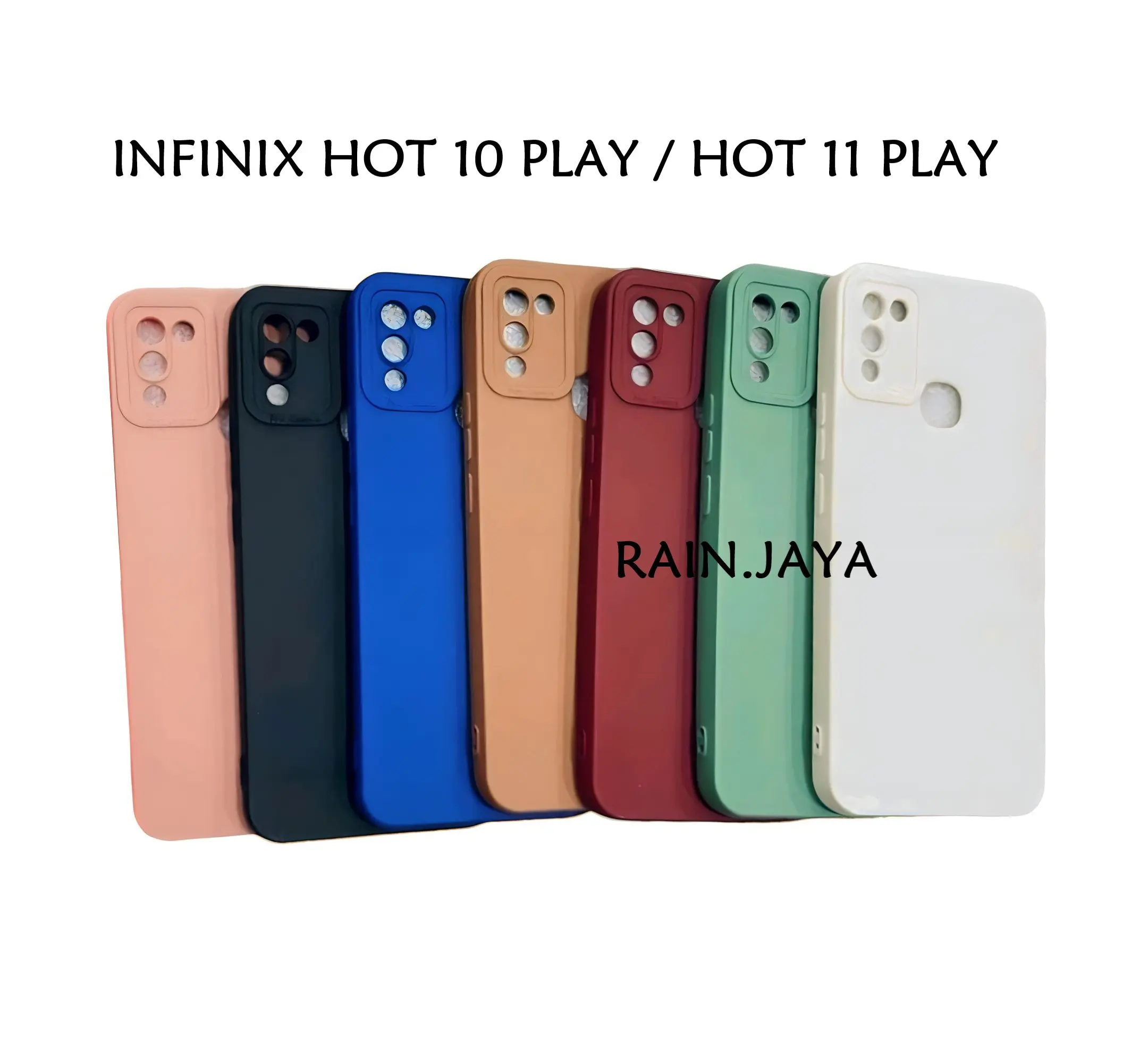 CASING HP MACARON PRO CAMERA INFINIXX HOT 10 PLAY / INFINIXX HOT 11 PLAY CASE PELINDUNG KAMERA PREMIUM COVER PELINDUNG HP BUMPER CASE MACARON MATTE CASING TERBARU UNTUK INFINIX HOT 10 PLAY / INFINIX HOT 11 PLAY