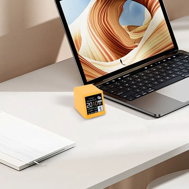 Đồng Hồ Thông Minh Album Điện Tử, Thiết Kế Sáng Tạo, Sạc WiFi Và USB, Trạm Dự Báo Thời Tiết, Chất Liệu Nhựa, Đa Chức Năng, Đồng Hồ Để Bàn Mini, Thích Hợp Sử Dụng Tại Nhà 0