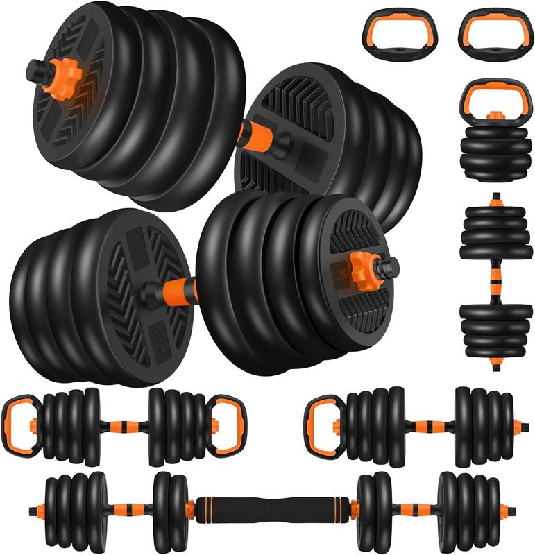 ROCKRAF 4 In 1 Adjustable Dumbbell Set With Connecting Rod Used ...