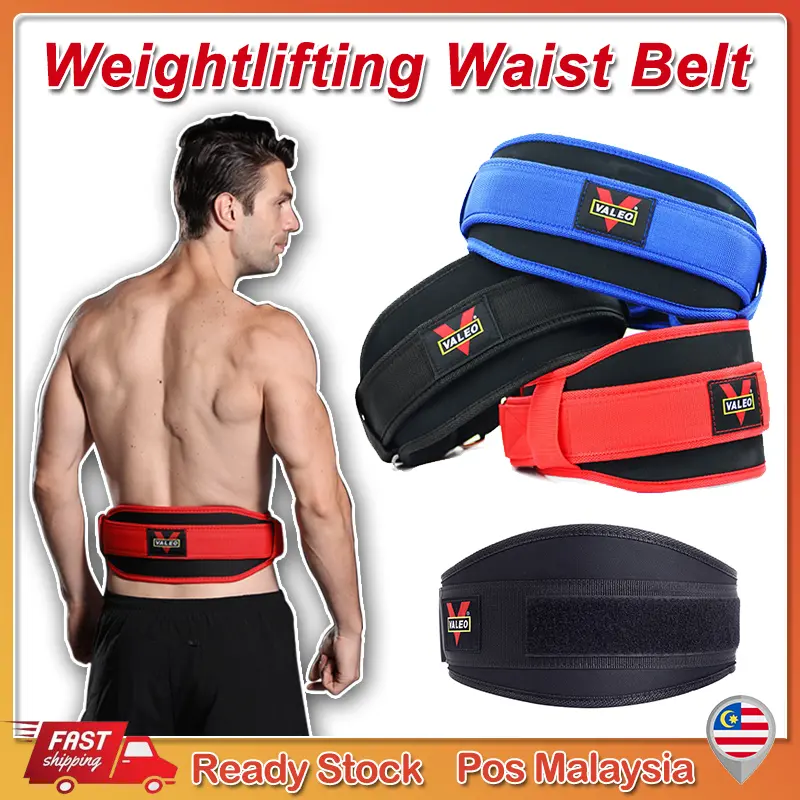 Weightlifting Waist Belt Adjustable Gym Belt Fitness Squat Training Strong Lumbar Back Support Tali Pinggang