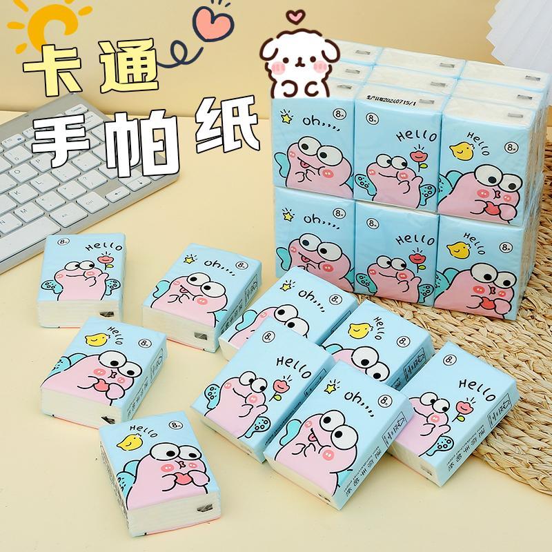 (9 packs x 8s)SenWen Cute Creative Cartoon Pocket Tissue 5