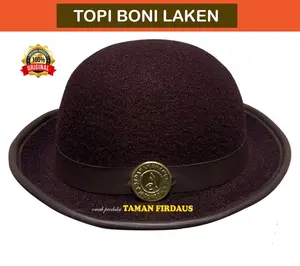 Topi Boni Pramuka Putri Bahan Laken dan Rajut untuk Wanita