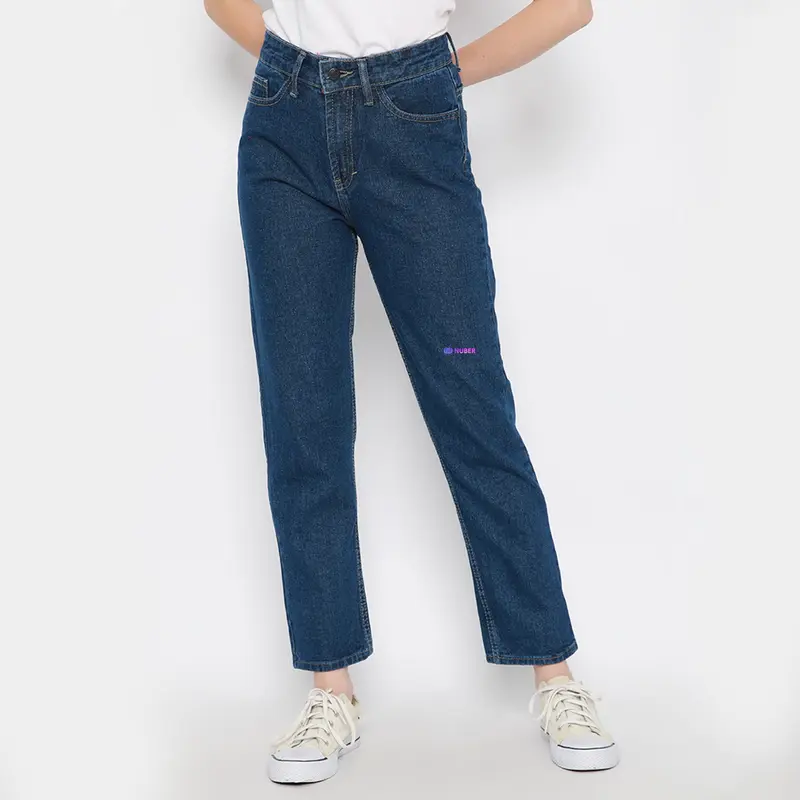 Celana Boyfriend Highwaist Jeans NUBER FIREWEED Panjang Dewasa Denim 3