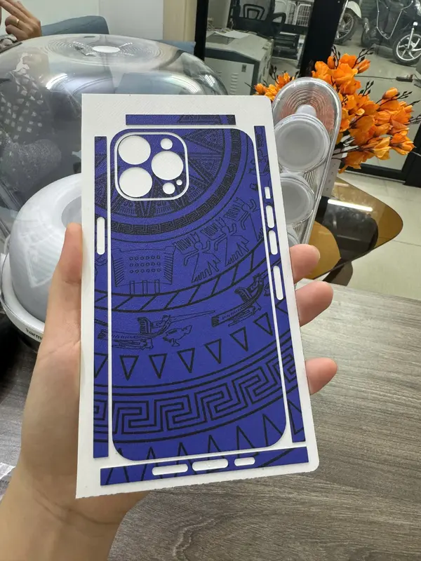 Miếng dán da dày - Dán skin dày thay ốp máy Samsung và Iphone 5/5s đến 16promax 8