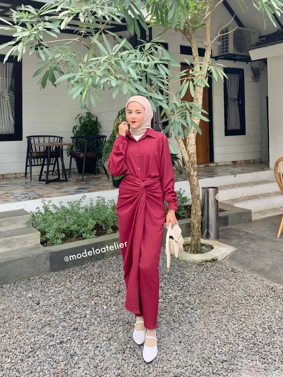 Jelita Skirt Set | Setelan Rok / Setelan Kerja / Setelan Kantor / Setelan Premium / One Set / Setelan Kondangan / Baju Kondangan / Set Murah Kancing Muslim Wanita Panjang