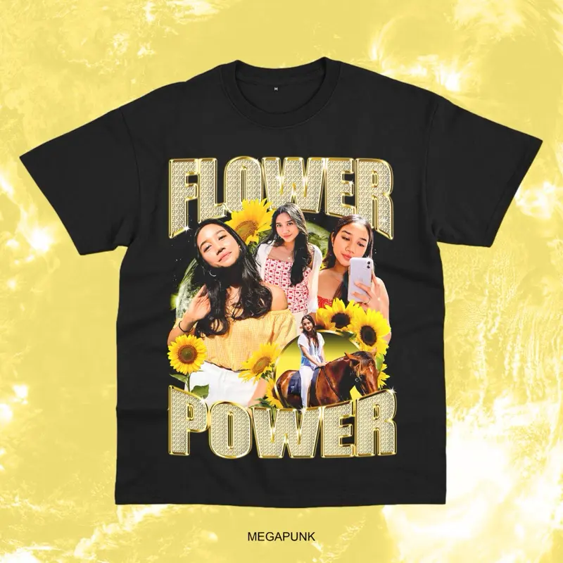 Kaos Bucin Custom Foto RAP VINTAGE TEE (Girlfriend, Boyfriend, Family, Pet, Everything!) 5