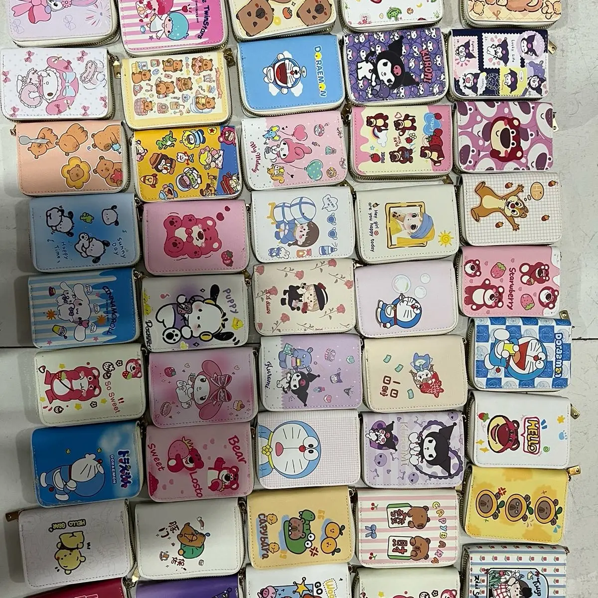 ￼Ví mini nữ cầm tay nhiều ngăn đựng thẻ hiều hình hottrend dễ thương cute giá rẻ