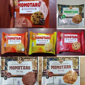 MINIM 6-MOMOTARO cookies coklat momotaro original momotaro kelapa short bread cookies 40 gram