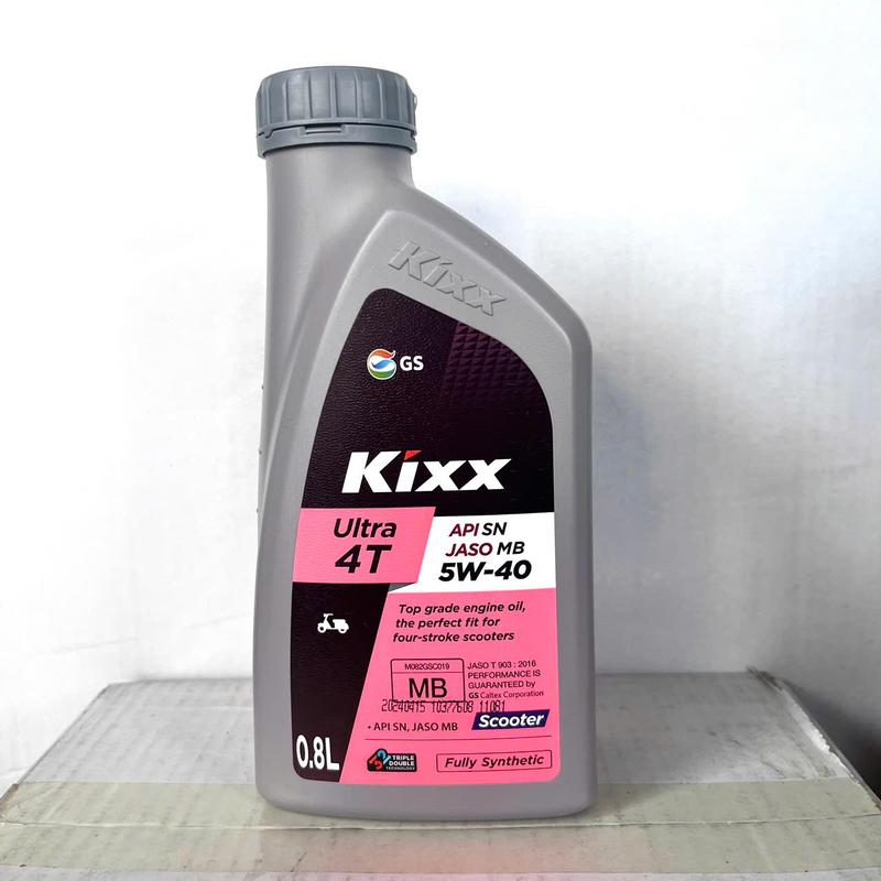 Nhớt Kixx Cho Xe Tay Ga 5W40 Tổng Hợp Hoàn Toàn Chai 0.8L Dầu Nhớt Dầu