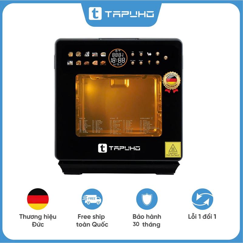 Nồi Chiên Hơi Nước TAPUHO TSF16 COLOR [CHÍNH HÃNG] (Thương Hiệu ĐỨC) Nồi Chiên Không Dầu Đa Năng | 70 Chương Trình Nấu | Bảo Bành 30 Tháng | Lỗi 1 Đổi 1 Trong 10 Ngày Đầu nồi chiên