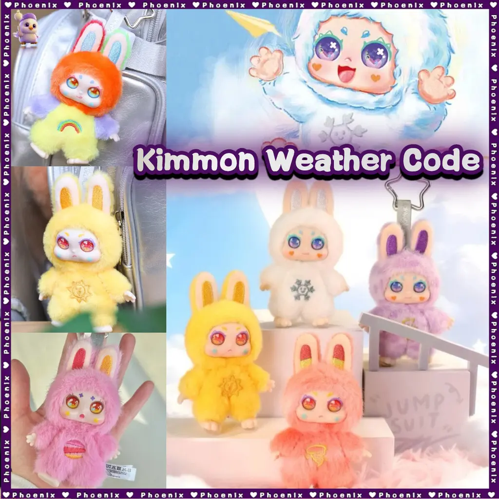 Kimmon Mimon Mini Weather Code Series Plush Doll Blind Box - Surprise ...