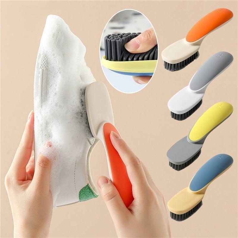 Combo 5 Chiếc Bàn Chải Chà Vệ Sinh Cọ Giày Dép, Chà Quần Áo Có Tay Cầm Cán Dài Nhỏ Gọn Tiện Lợi Làm Sạch 0