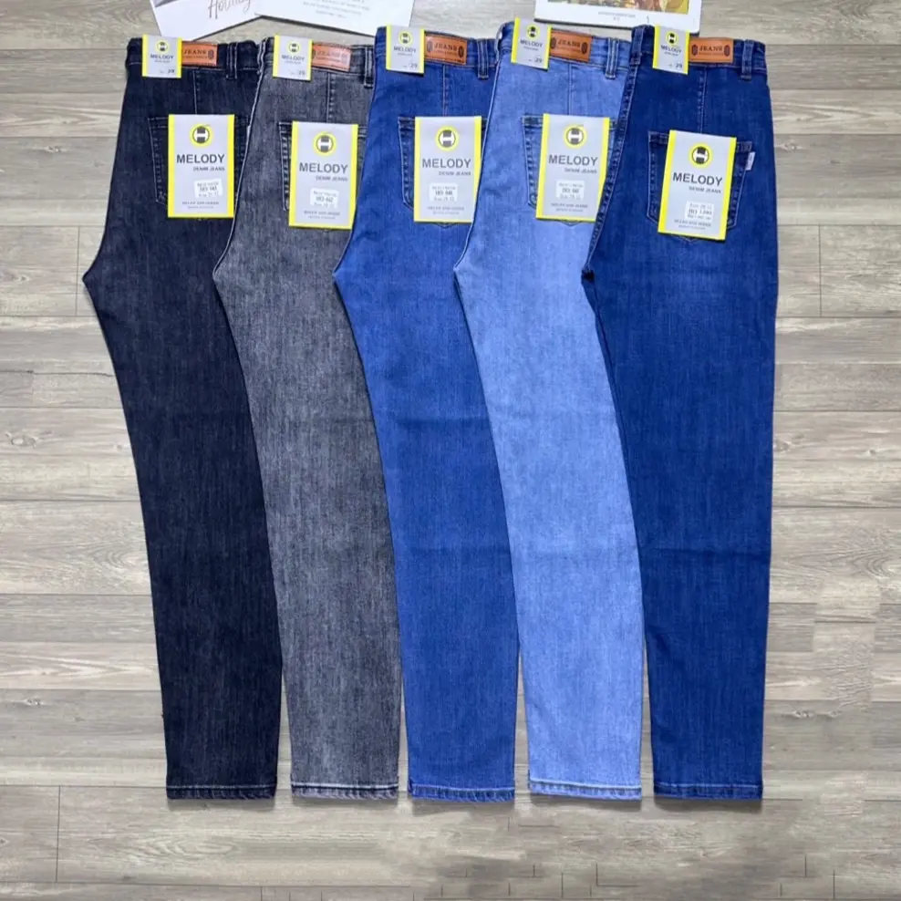 Quần jeans chất co tông co giãn bốn chiều mặc thoải mái