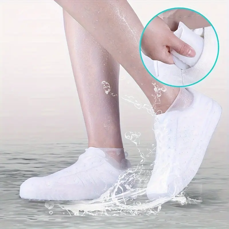 A Pair of Shoe Covers, Rainproof, Snowproof, Sandproof Shoe Covers, Suitable for Outdoor Travel and Cycling 5