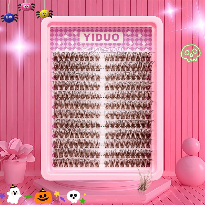 Product Introduction of Cross Curl Fake Eyelashes for Natural Look Eyelash Extensions, 216pcs/box Individual False Eyelashes, False Eyelashes for Women Eye Makeup Enhancement 5