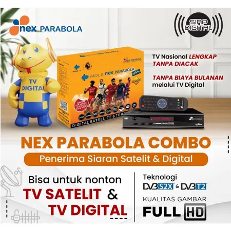 Receiver parabola nex parabola combo kuning 0