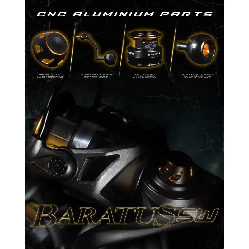 Reel Pancing DAIDO BARATUS SW 1000 - 6000 (7+1Bearing) Salt Water PH - Toms Fishing 7