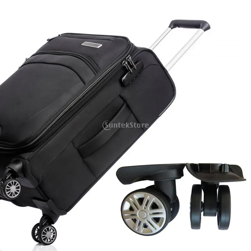 2Pcs 360 Swivel Luggage Replacement Wheels Suitcase Wheels for Trolleys Ba 2