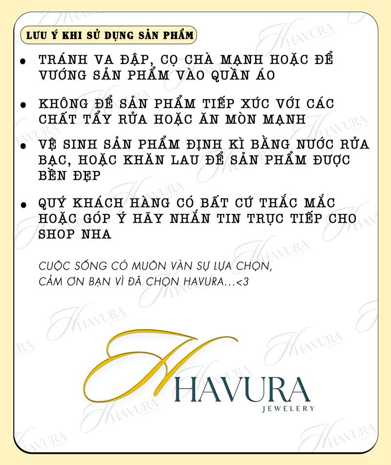 Product Introduction of Nhẫn bạc HAVURA,  nhẫn bạc Ý 925 cao cấp đính đá quý cá tính M065528 7