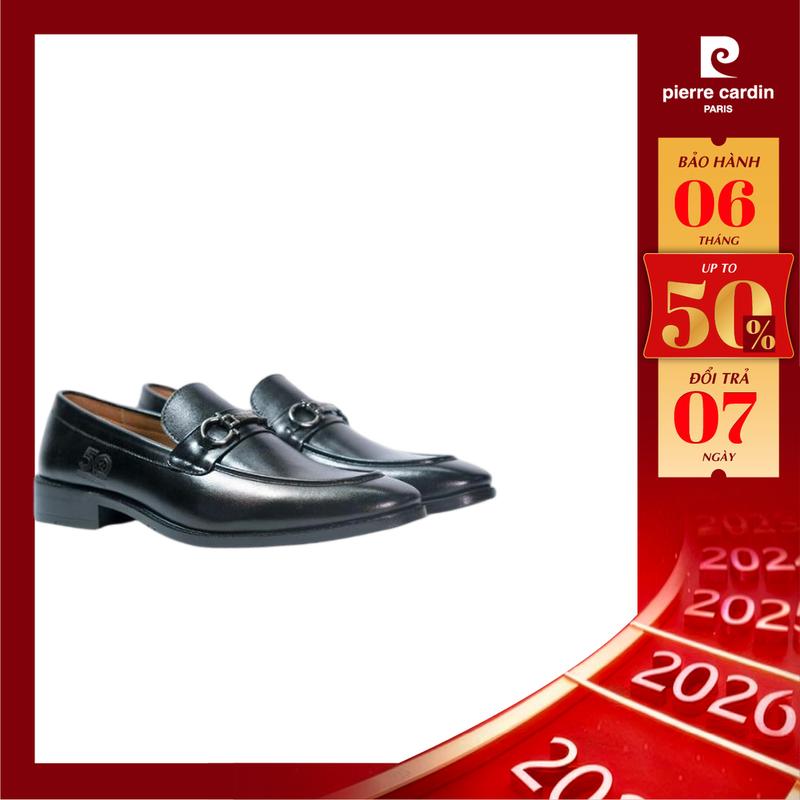   50 YEARS ONE VIETNAM  Giày Tây nam Penny Loafer kỷ niệm 50 năm giải phóng họa tiết 50 năm in chìm ấn tượng trên thân giày - 805 