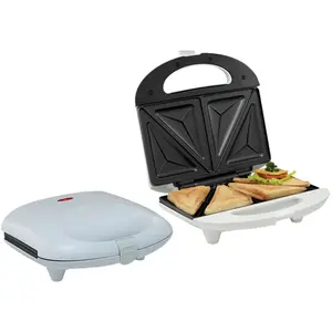MEIMEI KZS70LW Sandwich Toaster 700 Watt KZS-70L(W) Pemanggang Roti Listrik Anti Lengket KZS-70L