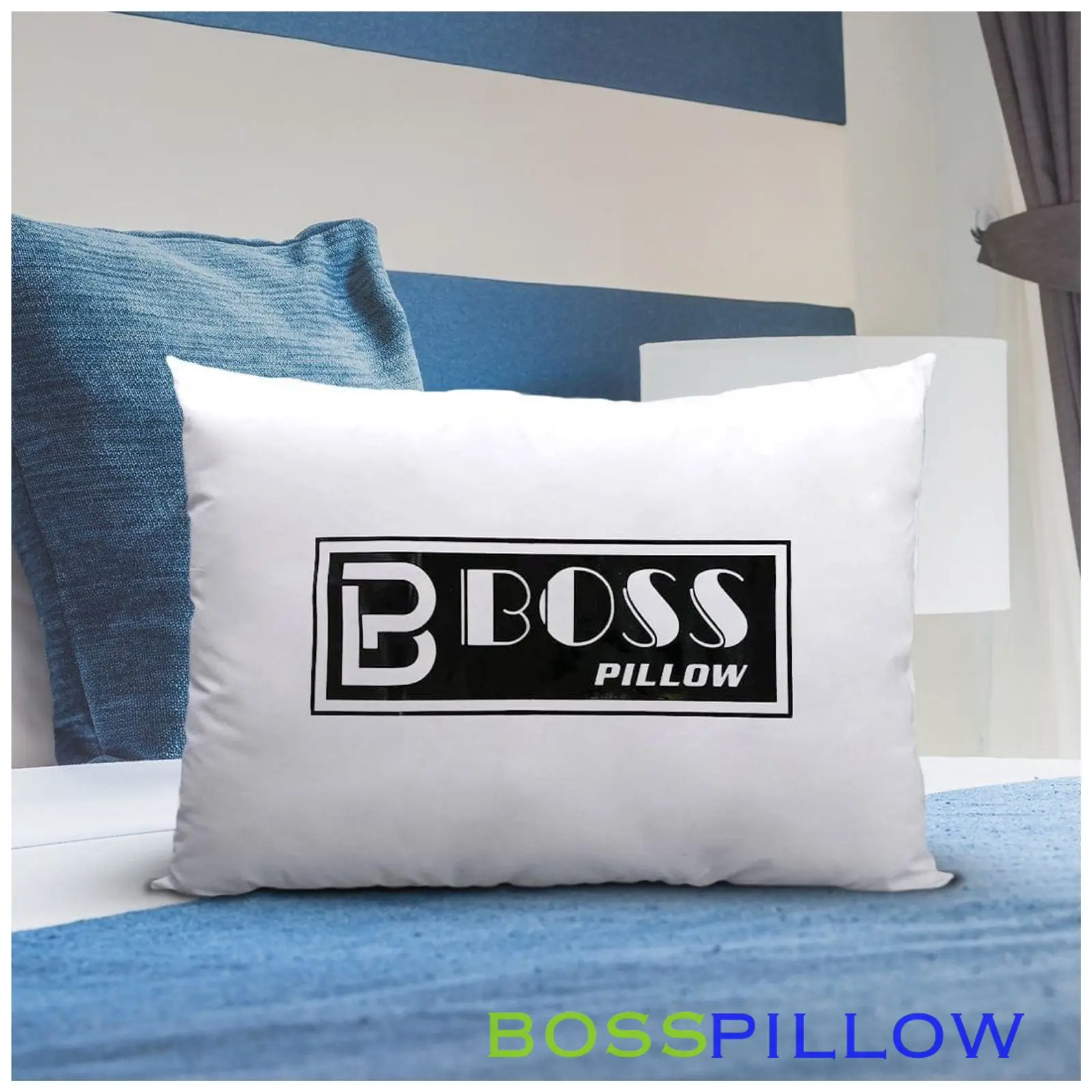 Isi 2 Pc - Boss Pillow Bantal Tidur Silicon Paket 2 Pc Bantal Kepala