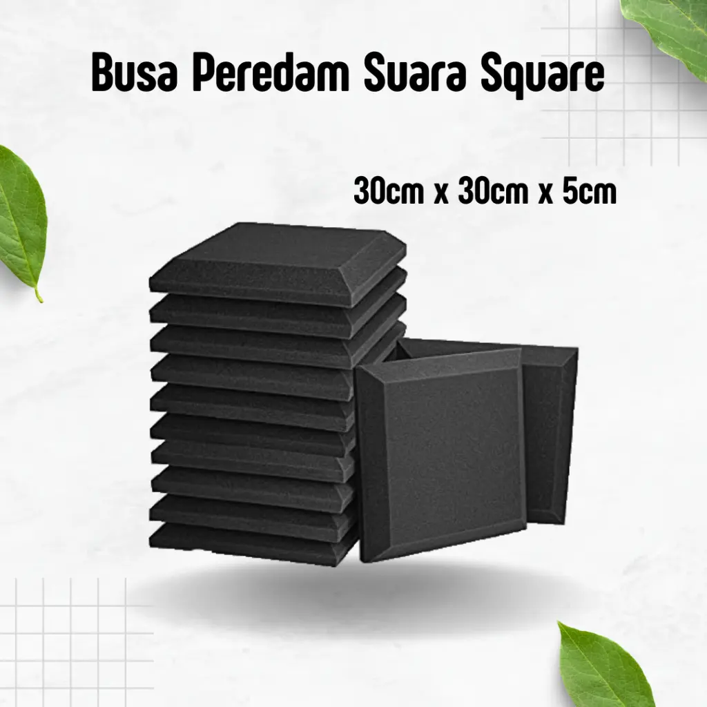 Busa Peredam Suara Ruangan Square Kotak Sudoku Peredam Musik 30x30x5cm