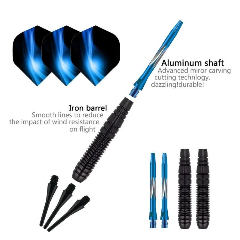 Product Introduction of Soft Dart Set, 19g Professional Dart Set with Storage Box, Dart Tool Accessories for Indoor and Outdoor, Dart Supplies for Home and Outdoor 5