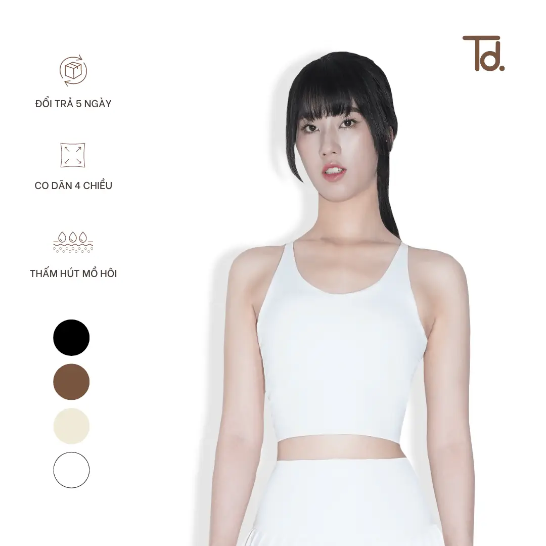 Áo Bra Dây Thể Thao VITAbreeze - Studio Tamarind - Mang đến sự tự tin khi luyện tập thể thao Bra áo lót thể thao hở lưng Sport bộ quần áo thể thao workout Yoga