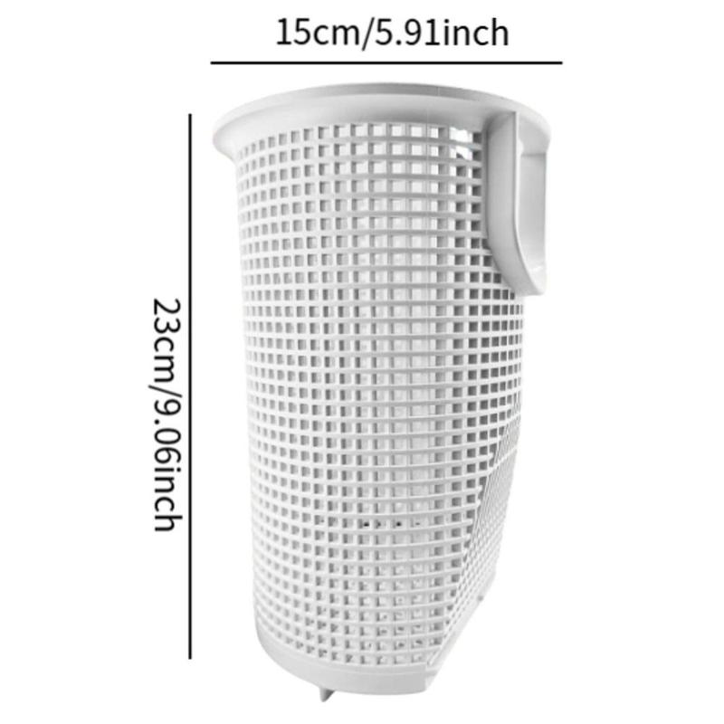 Product Introduction of Pool Skimmer Basket Practical Easy to Use Accessories Effective Swimming Pool Supplies for Ground Pools Water Pool Cleaning Scum 0