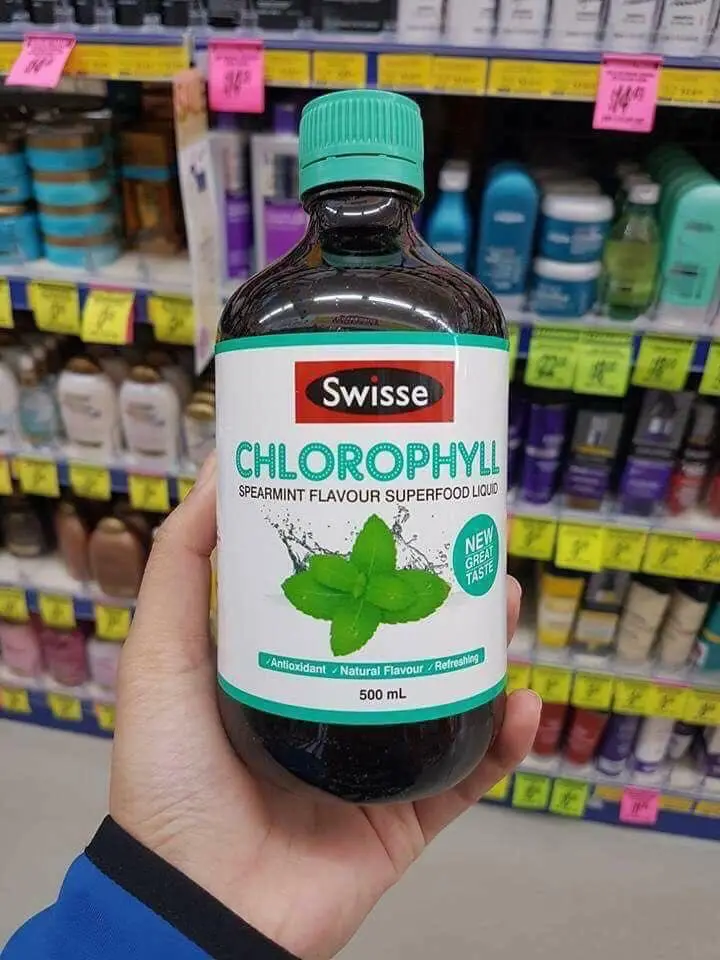 Nước diệp lục Swisse Chlorophyll 500ml  Chuẩn Chemist