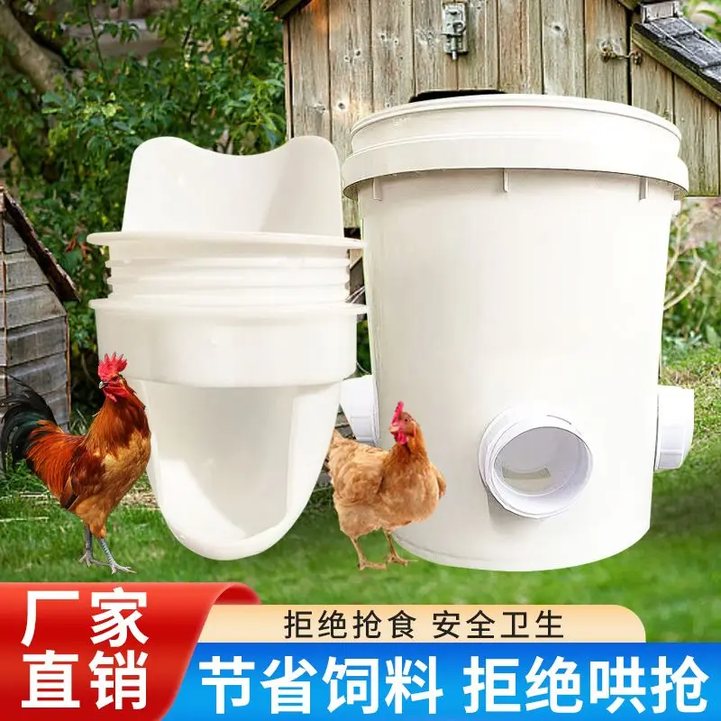 Máy Cho Thú Cưng Cho Ăn Tự Động, Cho Gia Cầm Và Gà, Máng Cho Ăn, Thùng Thức Ăn Cho Gà Rutin, Đài Phun Nước, Thích Hợp Cho Gà Nhỏ, Vịt Và Ngỗng, Dụng Cụ Hữu Ích, Cho Năm 2024 4