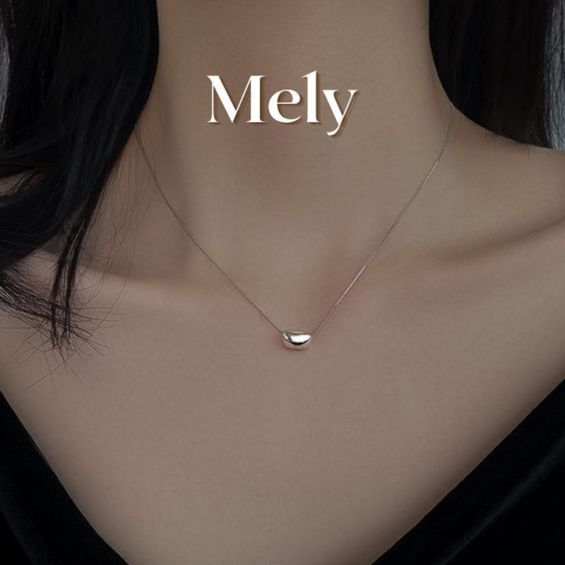 Dây chuyền titan, vòng cổ Trang Sức nữ hình hạt đậu may mắn Lucky Bean - Mely TT04