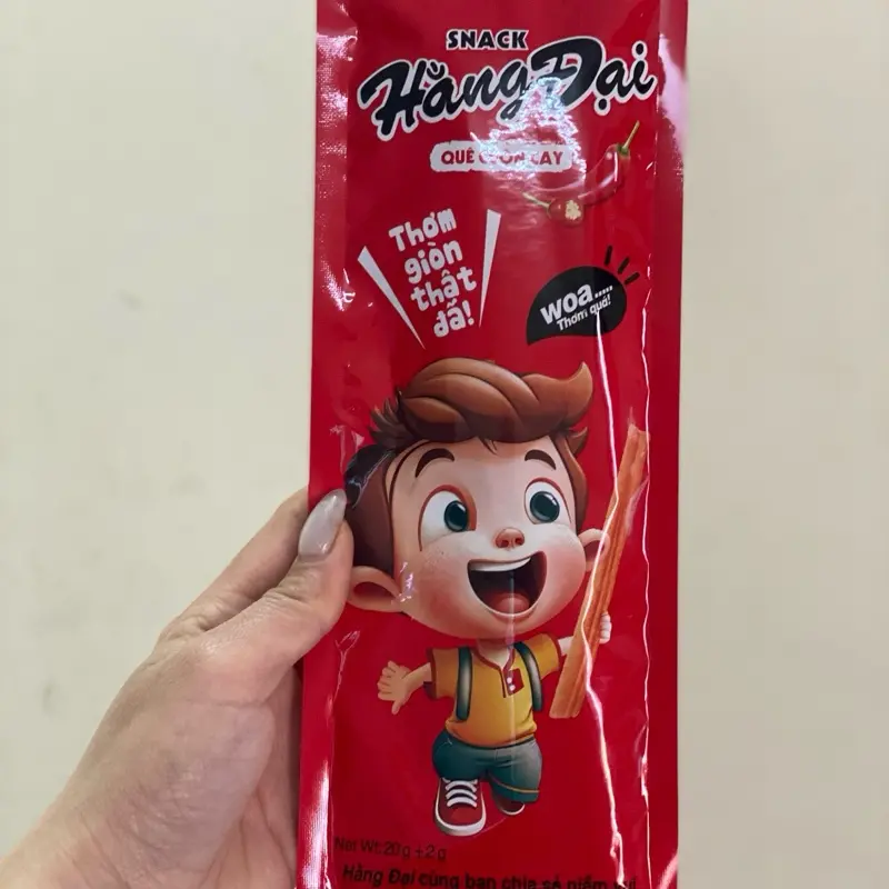 Snack cuộn cay, đồ ăn vặt cổng trường …z