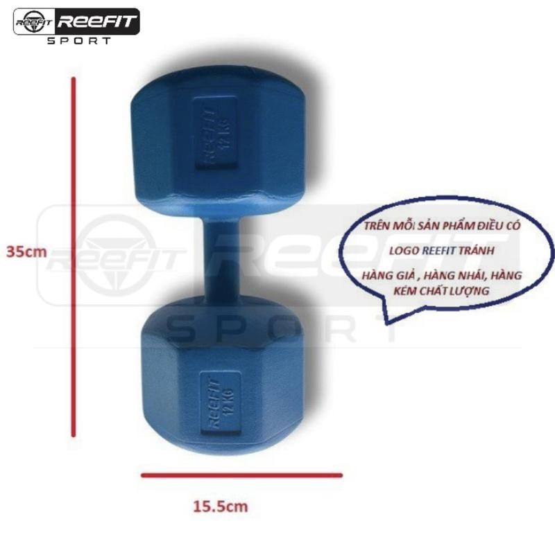 Vỏ tạ nhựa tay bát giác không ruột chưa nhồi (từ 6kg đến 12kg) 9