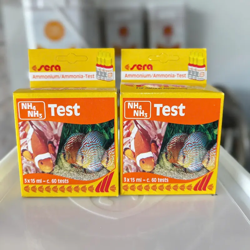 Bộ Test Sera, Đức - Đo Các Chỉ Tiêu Chất Lượng Nước: Cl₂, pH, kH, NO₂, NO₃, NH₄/NH₃, Ca, Mg, Fe, 5