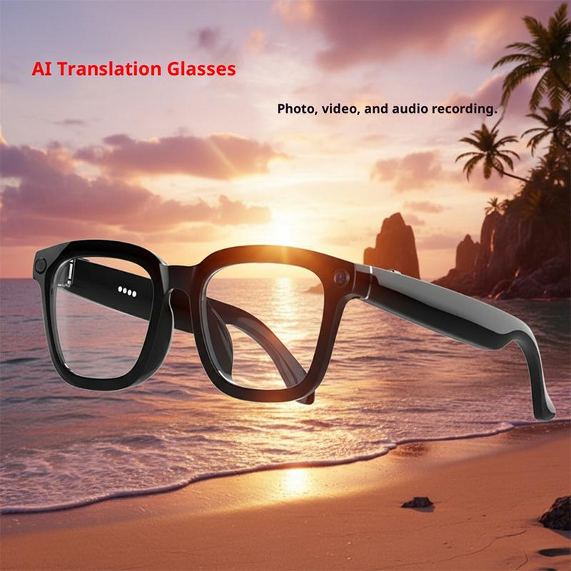 AI Glasses With Camera Bluetooth Glasses Noise Cancelling 800W HD Camera Smart Touch Musiccall Meeting Translation Multifunction - Image 5