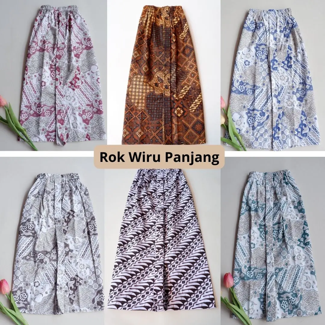 Rok Batik Anak Panjang Wiru