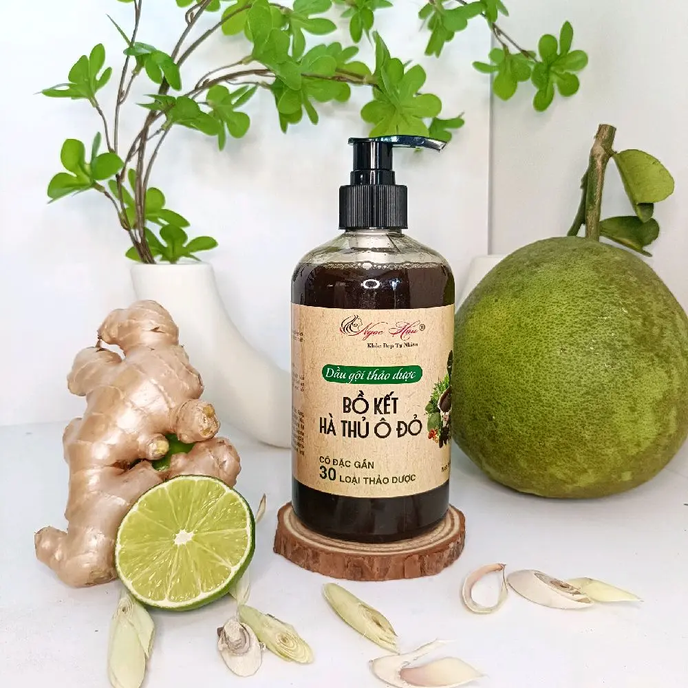 Dầu Gội Thảo Dược Bồ Kết - Hà Thủ Ô Đỏ Cô Đặc Nguyên Chất