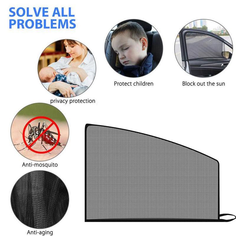 2pcs Mosquito Net For Car Mosquito Screen Windows And Window - TikTok ...