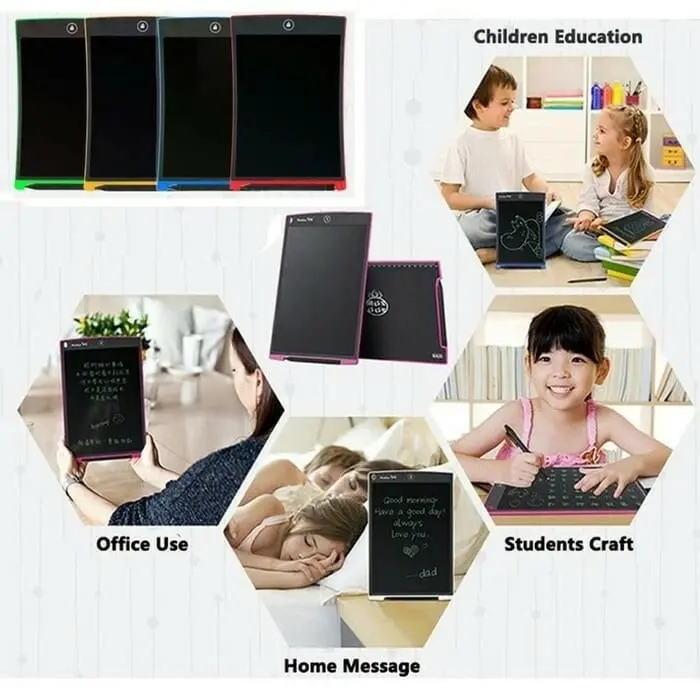 LCD Drawing Writing Tablet 8.5 Inch Mainan Papan Tulis Bisa Hapus Board Digital Pad Edukasi Pen Gambar Easy Writting 8,5" Tab untuk Anak 2