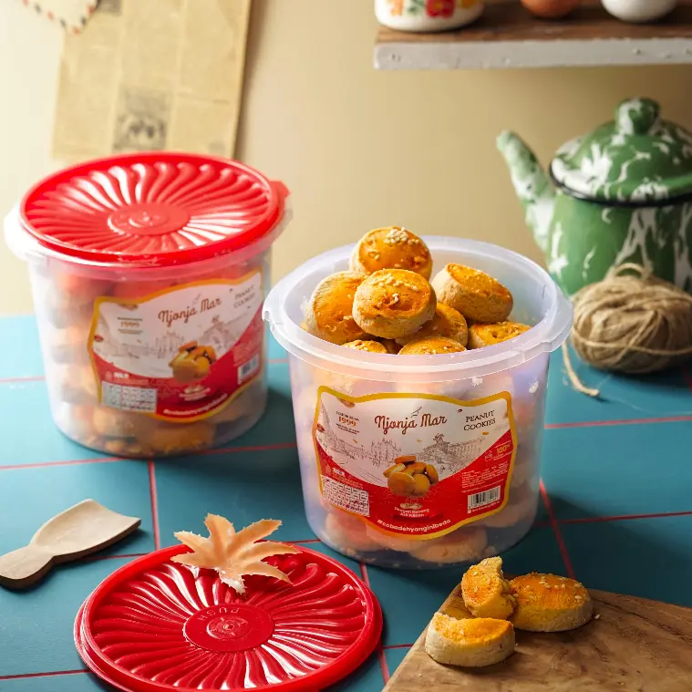 Njonja Mar - Peanut Cookies Kue Kacang Jadul @600 Gr/Pcs 0