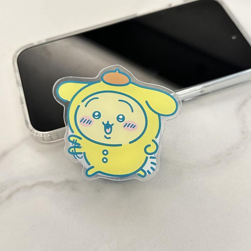 Product Introduction of Japanese Cartoon Chiikawa Magnetic Suction Bracket Cute Giikawa Lazy Bracket opposite Sex Epoxy Airbag Bracket 2