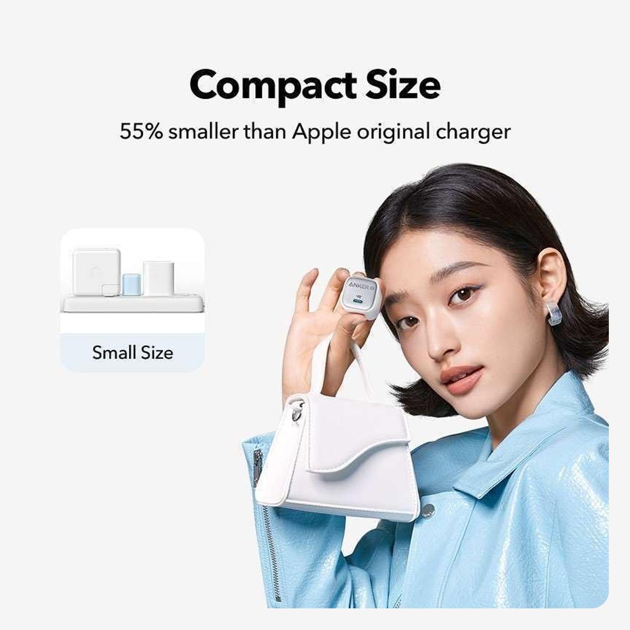Anker Wall Charger 1C 25W GAN Zolo - White A2347L21