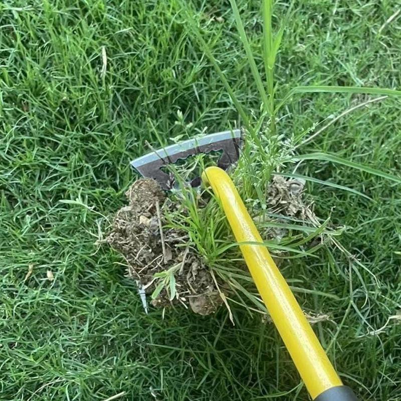 Product Introduction of 1pc Weeding Tool Garden Loosening Soil Eleven Tooth Tool Wild Root Shovel Manganese Digging F2F3 25