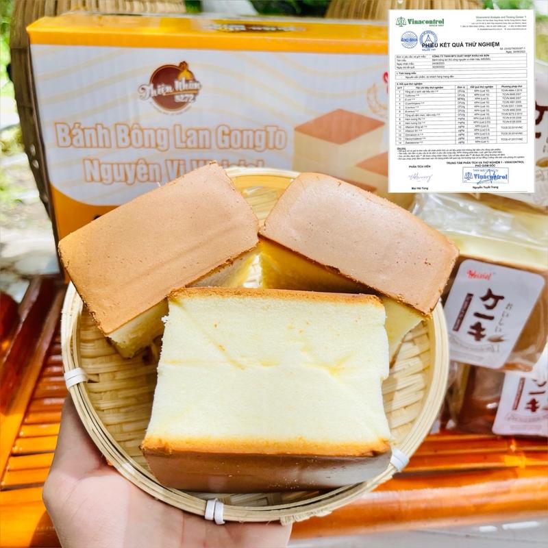 Thùng 10 Bánh Bông Lan GongTo Weisiel Bơ Sữa [ NSX In Trên Bánh, HSD In Mặt Sau Bánh & Ngoài Vỏ Thùng ]  - Hàng Chính Hãng Tem Phụ - Xuất Hoá Đơn Đầy Đủ