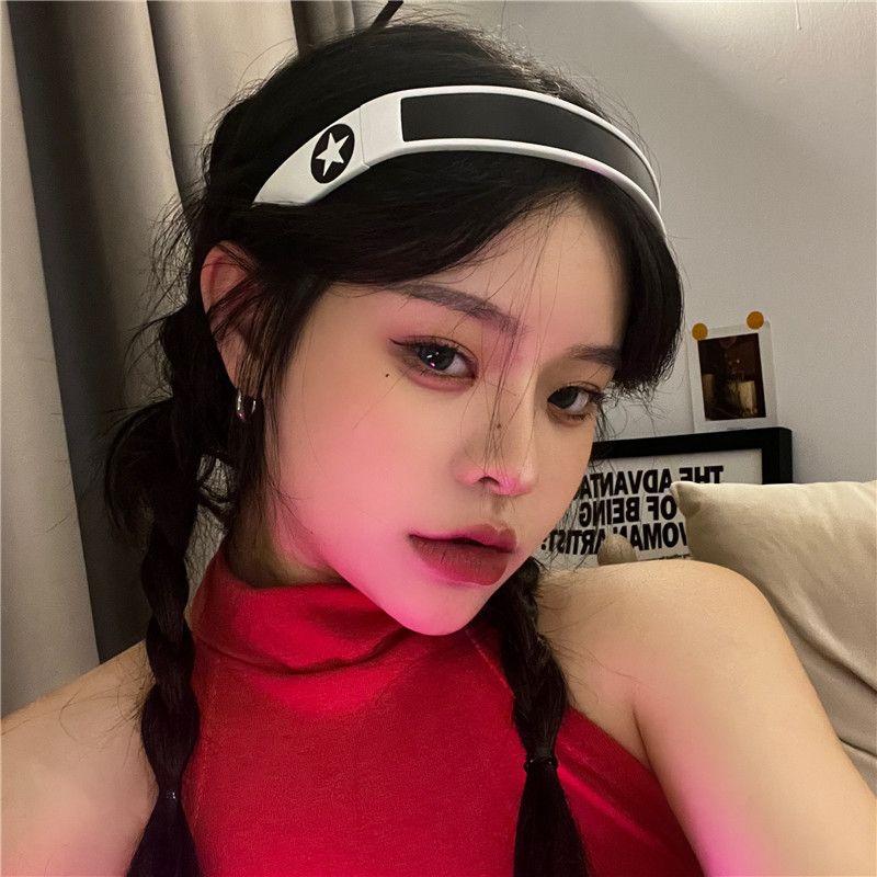 Product Introduction of Millennial Hot Girl Future Tech Sense Rectangular One-piece Narrow Frame Sunglasses Unisex Trendy Party Cycling Sunglasses 2