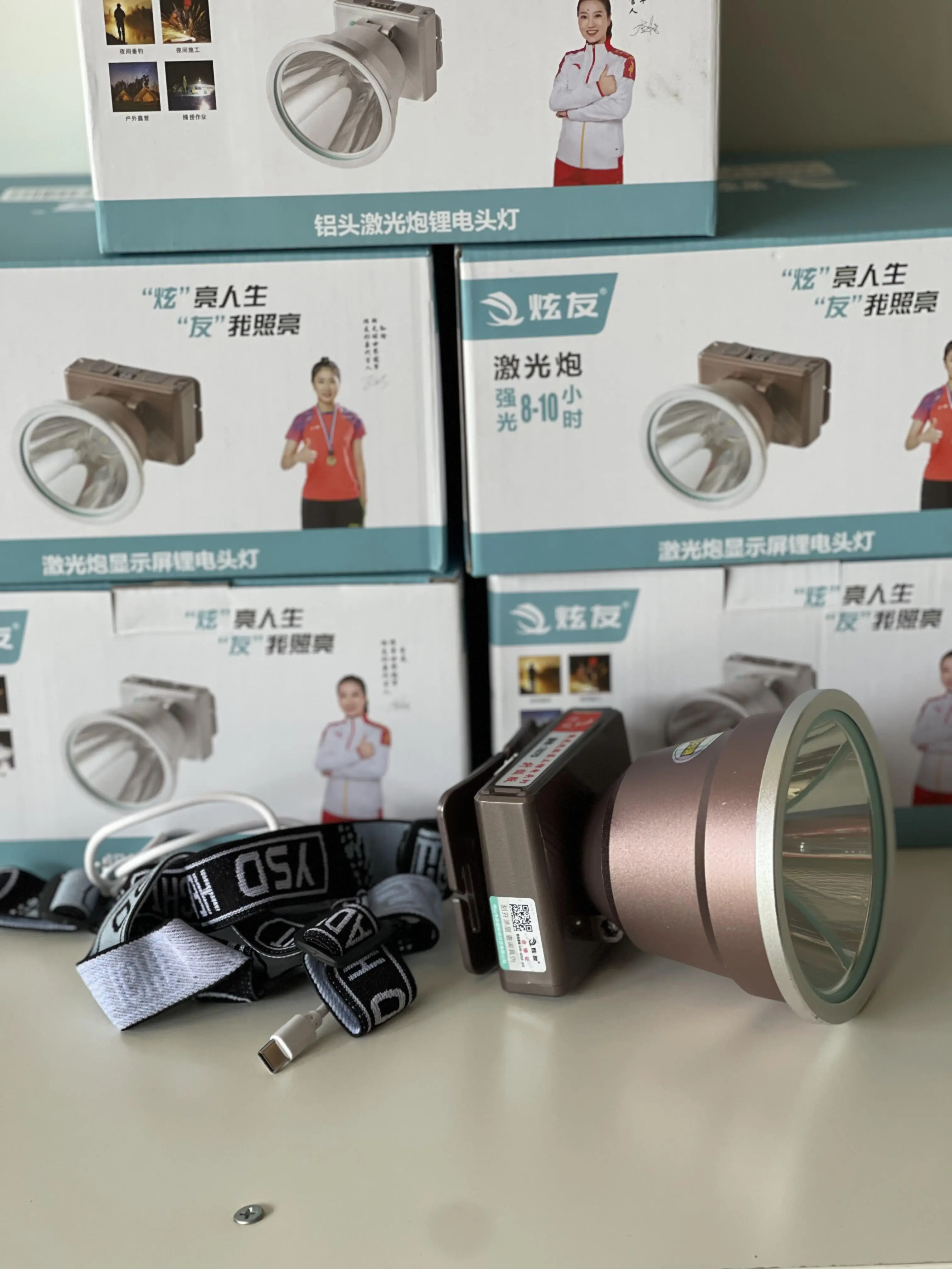 Đèn đội đầu mã 707S , sáng mạnh , chiếu xa , pin khỏe , chống nước đènpin độiđầu soiếch denpin sieusang