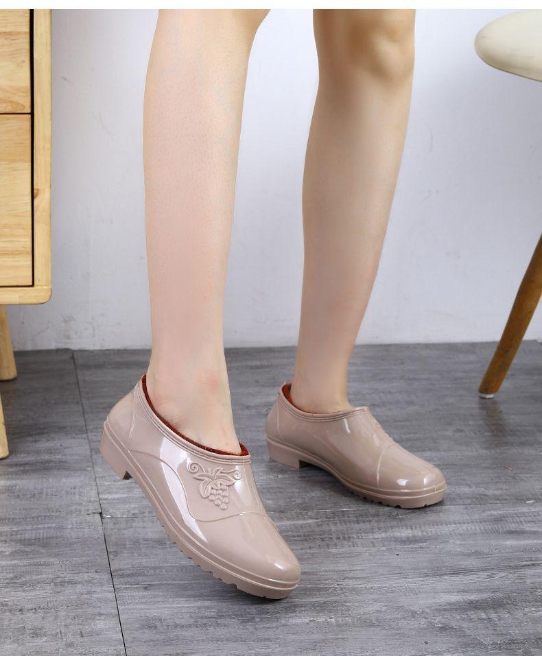 Product Introduction of Ủng Đi Mưa Cổ Thấp Dành Cho Nữ, Bảo Hộ Lao Động, Làm Bằng Cao Su Hình Ngưu Bàng, Ngắn Trên, Thích Hợp Cho Nhà Bếp, Chống Trượt, Giày Đi Mưa, Cắt Nông, Giày Cao Su Làm Việc, Giày Đi Mưa Giữ Nhiệt 9