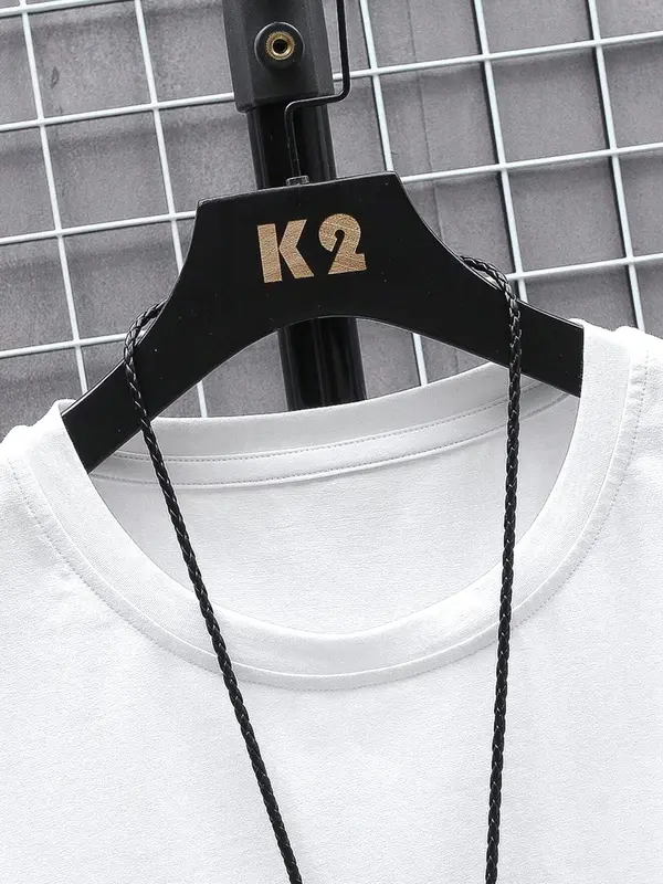Unisex Men's Cartoon & Letter Print Drop Shoulder Tee, Regular Fit Street Fashion Soft Comfy Round Neck Half Sleeve T-Shirt for Daily Wear, Unisex Top for Summer 2